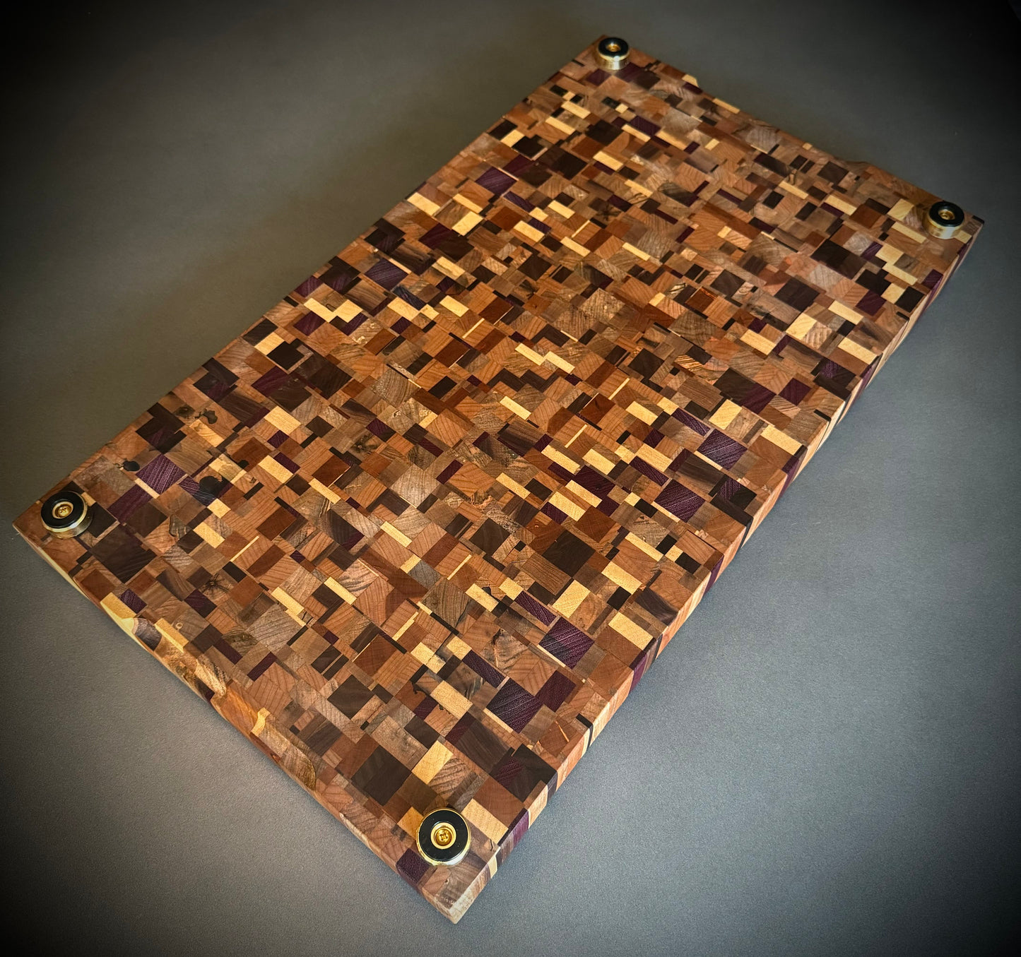 Extra Large Chaos-Pattern End Grain Cutting Board