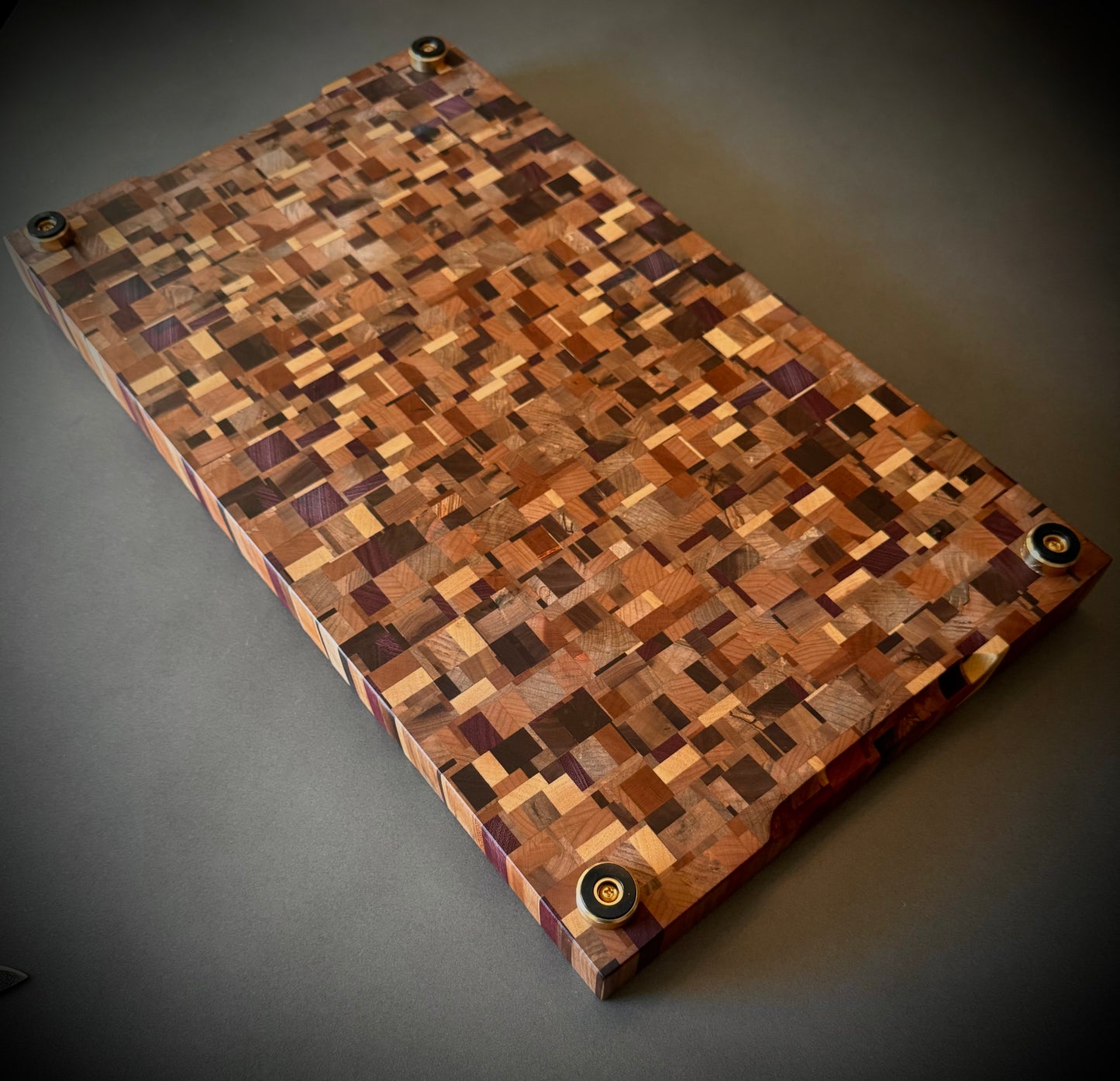 Extra Large Chaos-Pattern End Grain Cutting Board