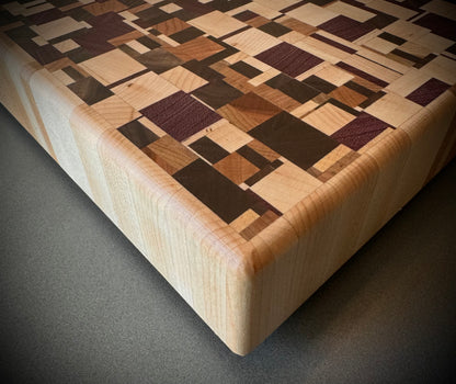 Chaos End Grain Cuttiing Board