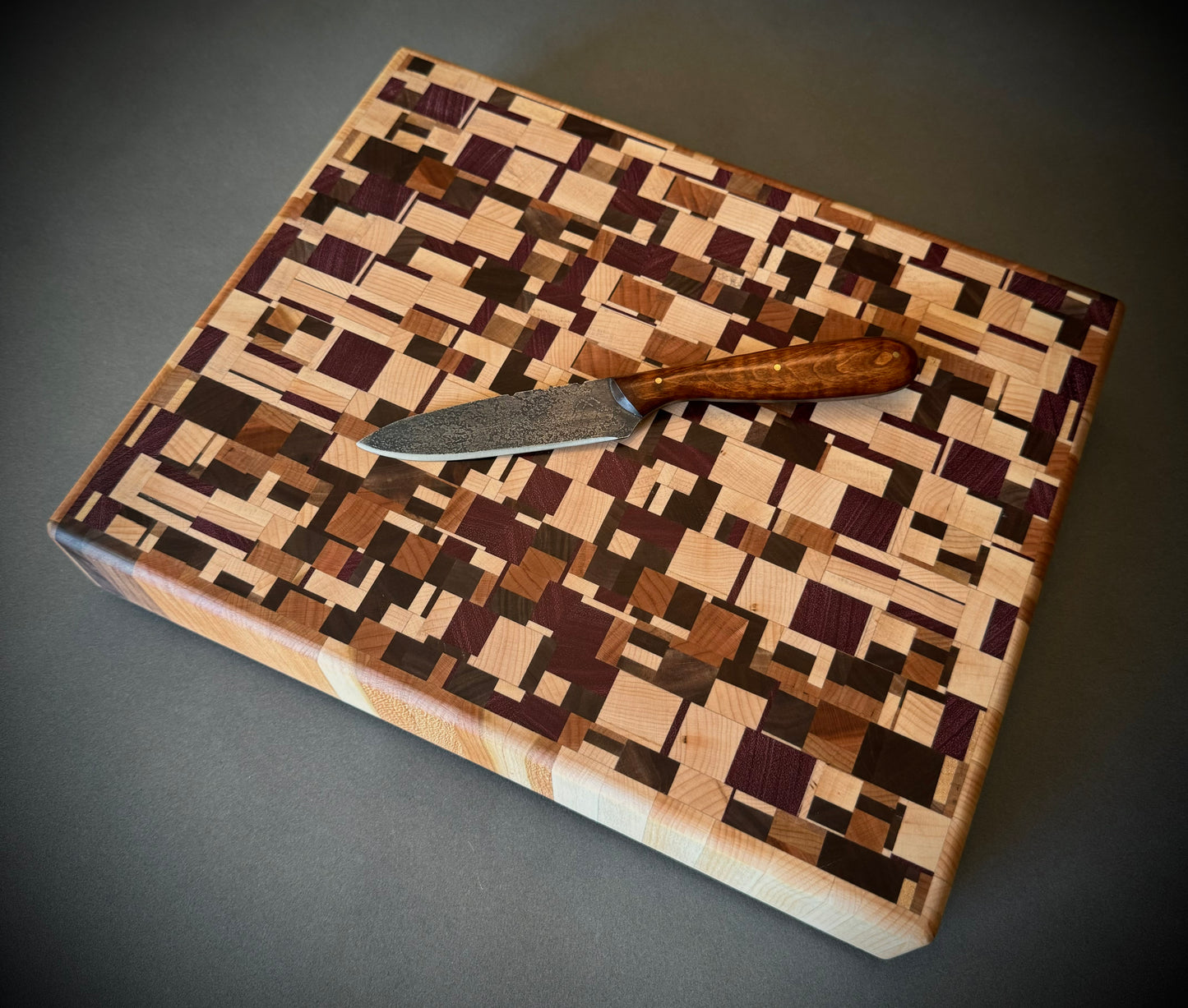 Chaos End Grain Cuttiing Board