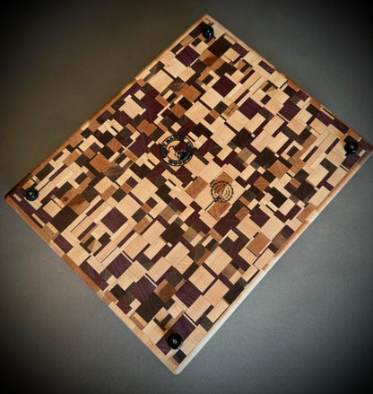 Chaos End Grain Cuttiing Board