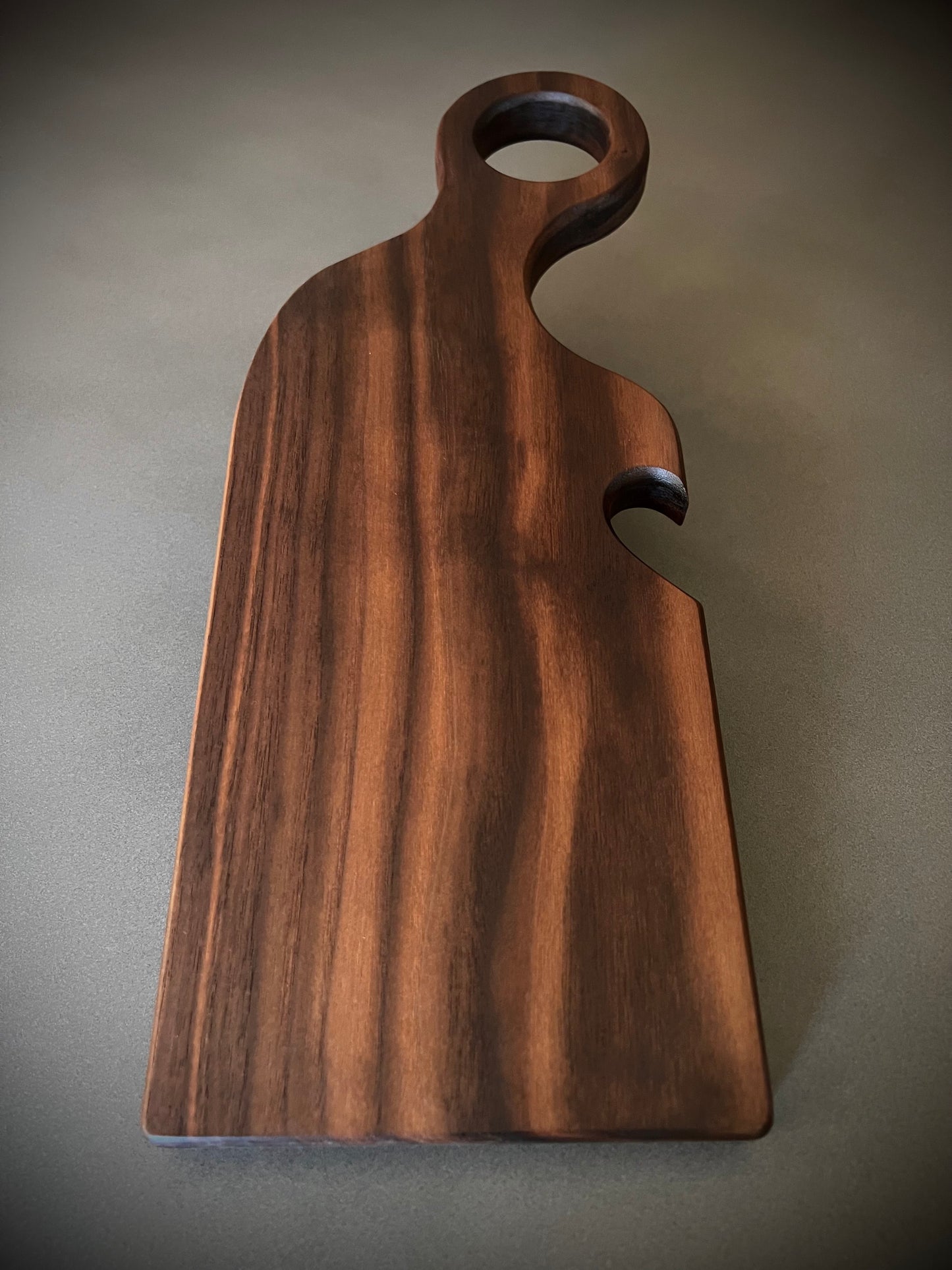 Romeo & Juliet Serving Board Pair in Walnut