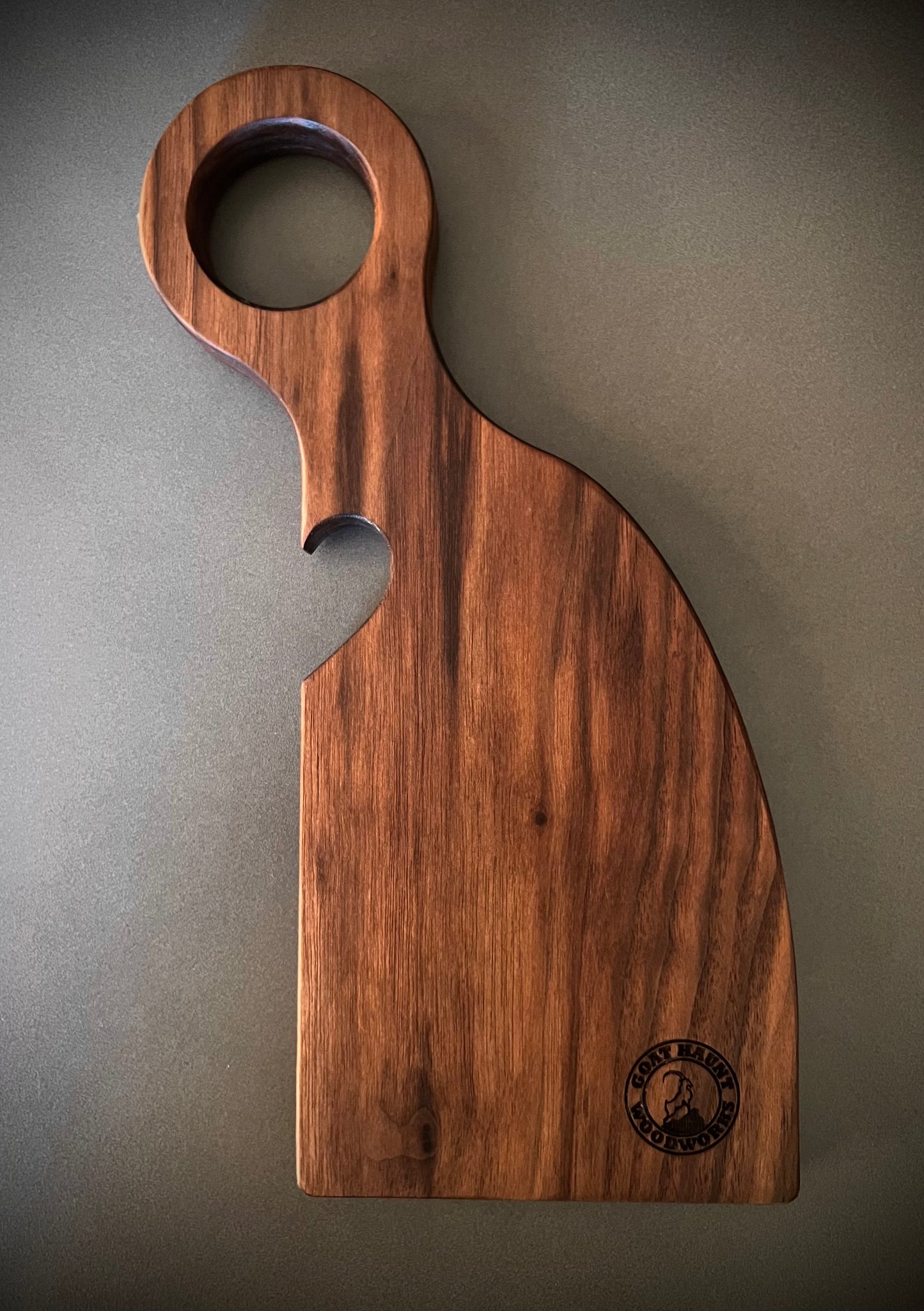 Romeo & Juliet Serving Board Pair in Walnut